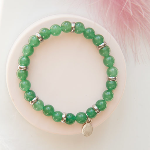 Bracelet quartz vert 1