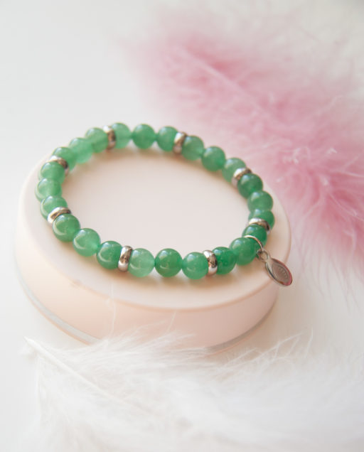 Bracelet quartz vert 4